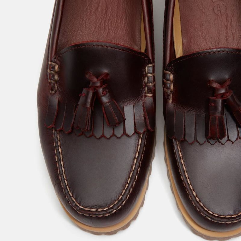 Timberland 26SS AUTHENTIC LOAFER BURGUNDY FULL GRAIN A2MSC-EIW