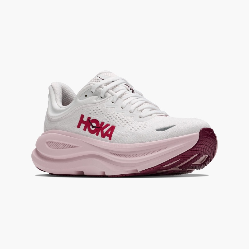 HOKA F26 7/1 W BONDI 9 WHITE / PINK OPAL 1162012-WKP
