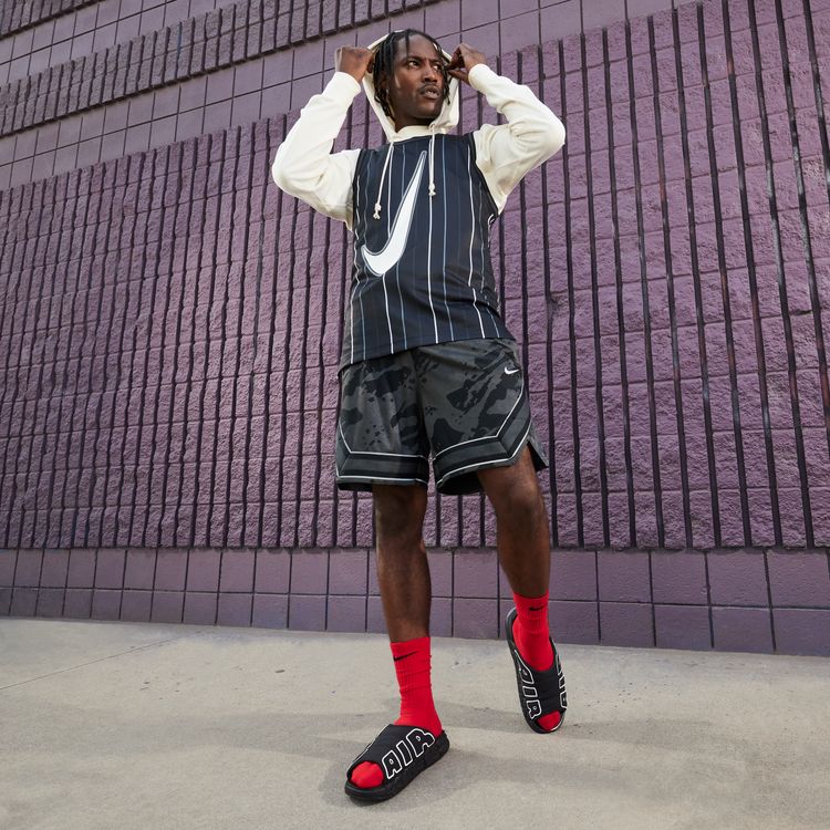 NIKE SP25 NIKE AIR MORE UPTEMPO SLIDE ブラック/ホワイト