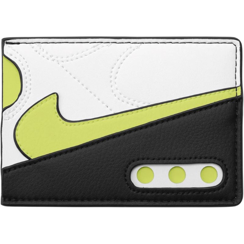NIKE SU24 NIKE ICON AIR MAX 90 CARD WALLET ホワイト/ホットライム/ホットライム NW0002-152