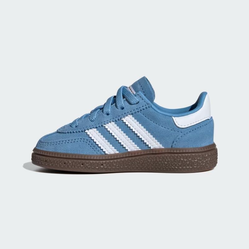 【アディダスオリジナルス/ハンドボール スペツィアル CF EL I/13-16cm】adidas C/O HANDBALL SPEZIAL CF EL I JI2900 ライトブルー/フットウェアホワイト/ ガム