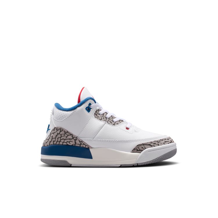 JORDAN BRAND FA26 7/18 JORDAN 3 RETRO PS ホワイト/ファイアレッド-トゥルーブルー DM0966-104
