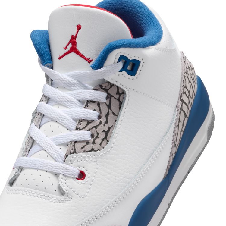 JORDAN BRAND FA26 7/18 JORDAN 3 RETRO PS ホワイト/ファイアレッド-トゥルーブルー DM0966-104