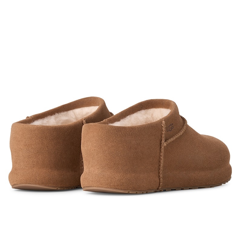 UGG AW26 9/2 W ENWRAP CLOG CHESTNUT 1180254-CHE