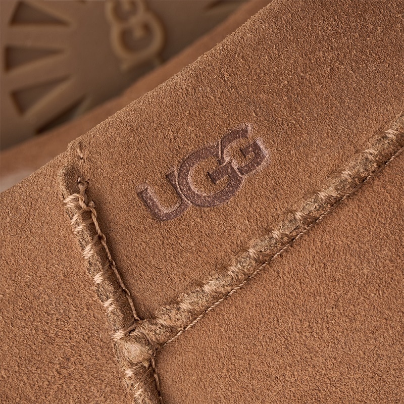 UGG AW26 9/2 W ENWRAP CLOG CHESTNUT 1180254-CHE