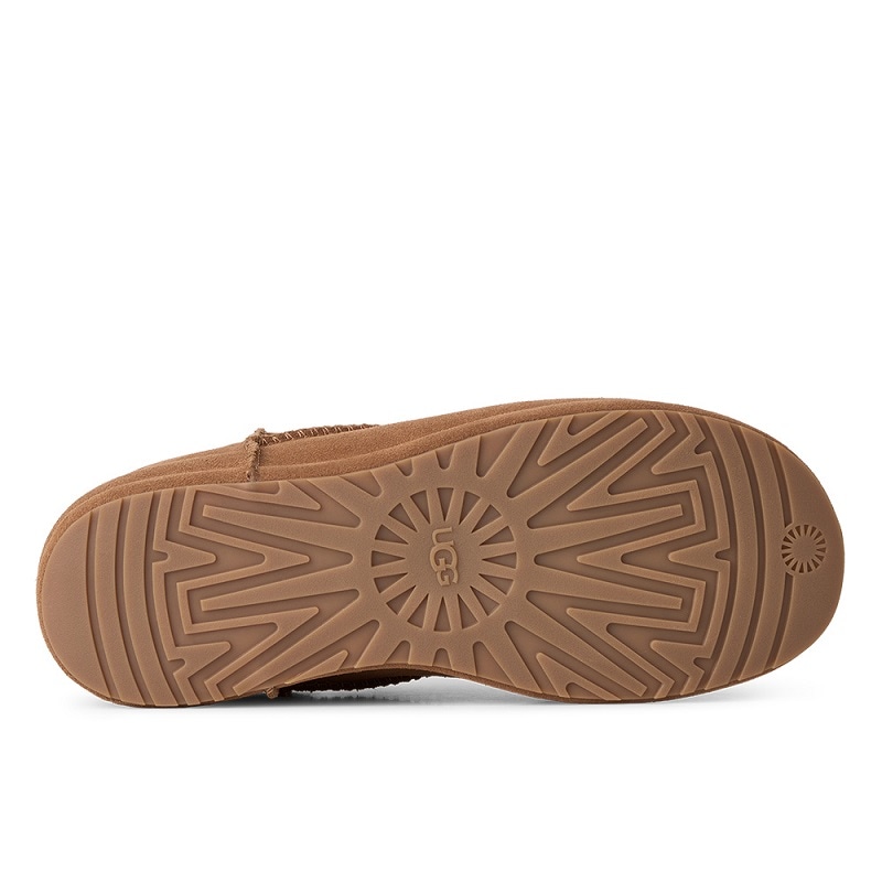 UGG AW26 9/2 W ENWRAP CLOG CHESTNUT 1180254-CHE