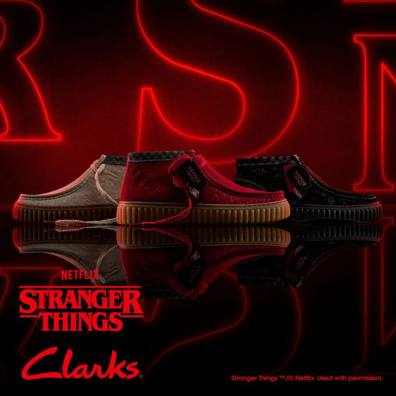 Clarks AW25 11/13 M Torhill Hi ST Off White -Stranger Things- 26183432