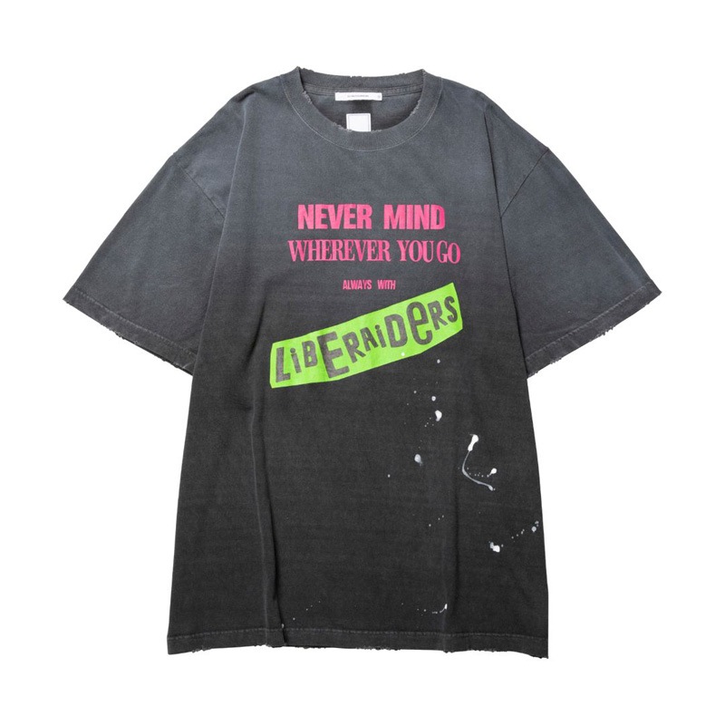 Liberaiders 26SS 5/15 FADED PUNK LOGO TEE 736212601 ブラック 736212601-BLK イエロー 736212601-YEL