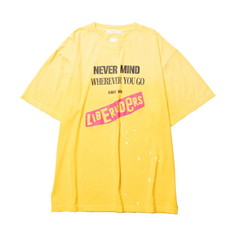 Liberaiders 26SS 5/15 FADED PUNK LOGO TEE 736212601 ブラック 736212601-BLK イエロー 736212601-YEL
