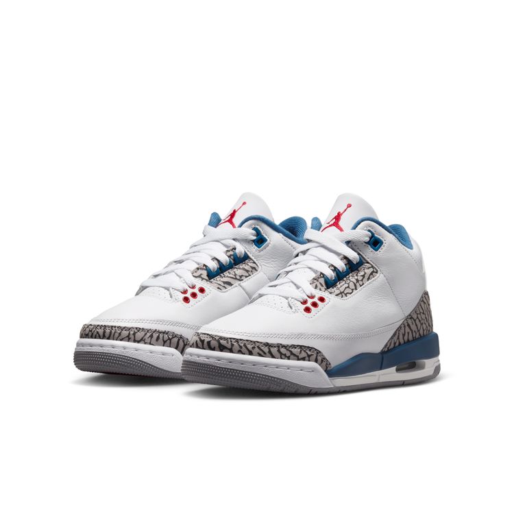 NIKE Air Jordan 3 ホワイト/レッド/ブルー　ソウルジ JORDAN BRAND FA26 7/18 AIR JORDAN 3 RETRO GS ホワイト/ファイア
