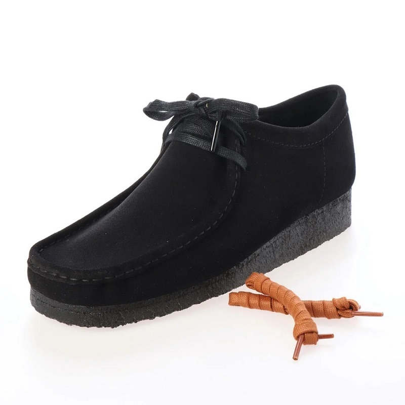 Clarks C/O W Wallabee Black Suede 26155522 【定番商品】【ワラビー】