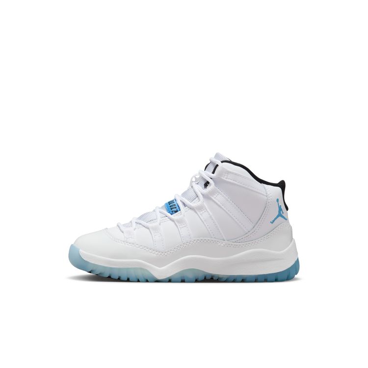 JORDAN BRAND 12/14 JORDAN 11 RETRO PS ホワイト/レジェンドブルー-ブラック 378039-104