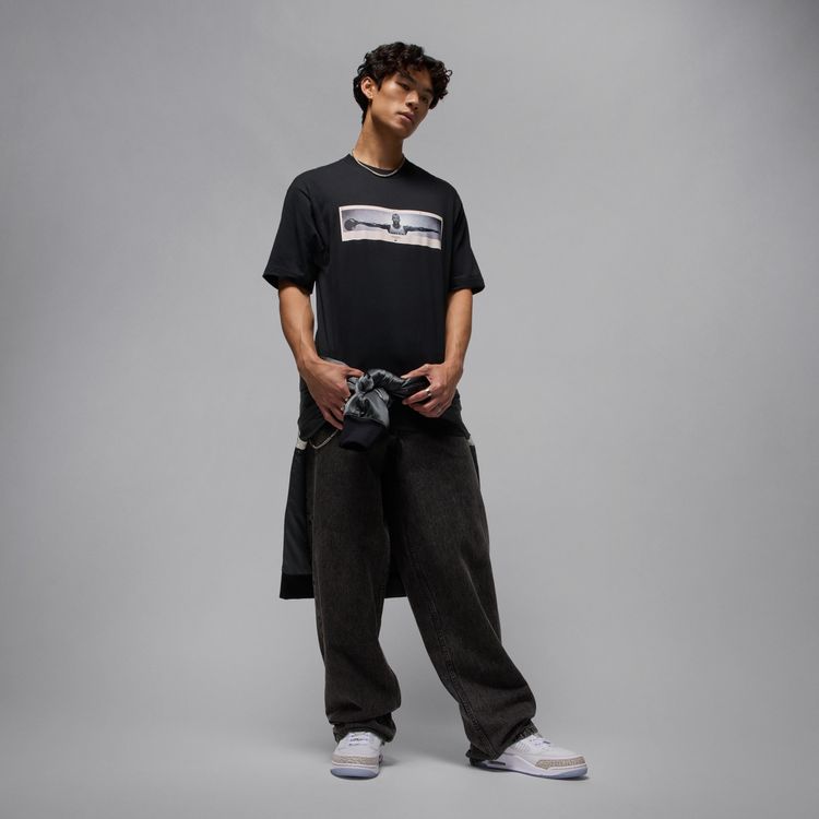 JORDAN BRAND FA25 M J NC WINGS PHOTO SS CREW ブラック