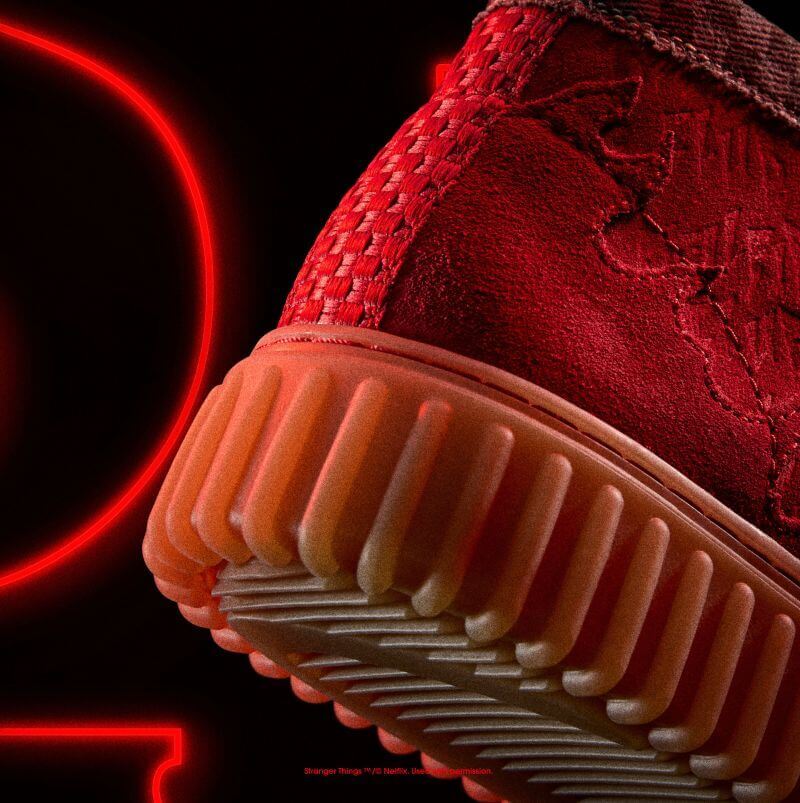 Clarks AW25 11/13 M Torhill Hi ST Red -Stranger Things- 26184649