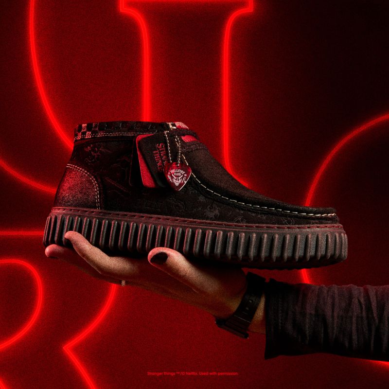 Clarks AW25 11/13 M Torhill Hi ST Black -Stranger Things- 26184650