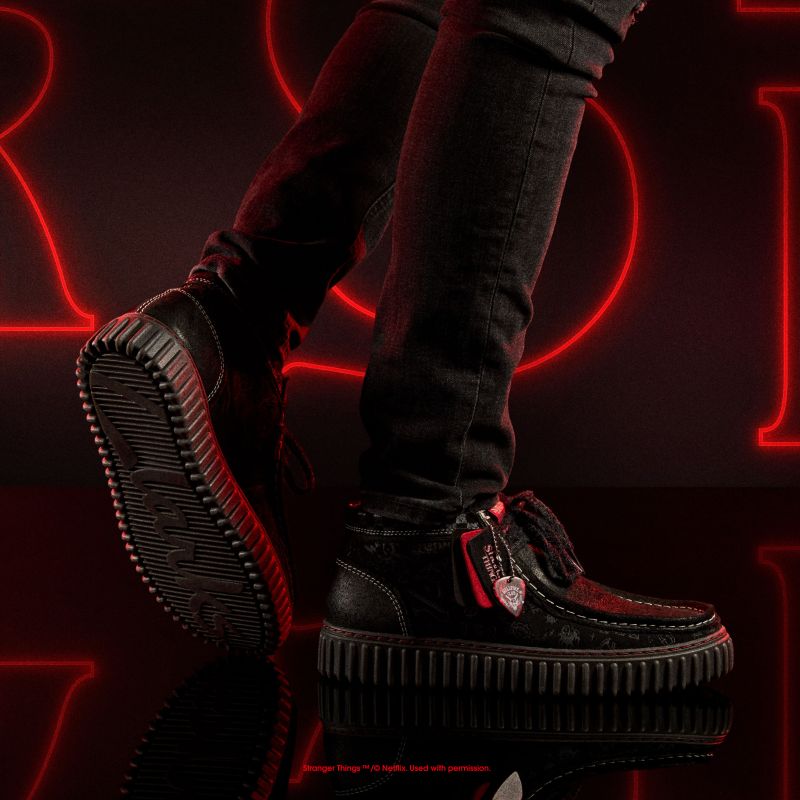 Clarks AW25 11/13 M Torhill Hi ST Black -Stranger Things- 26184650