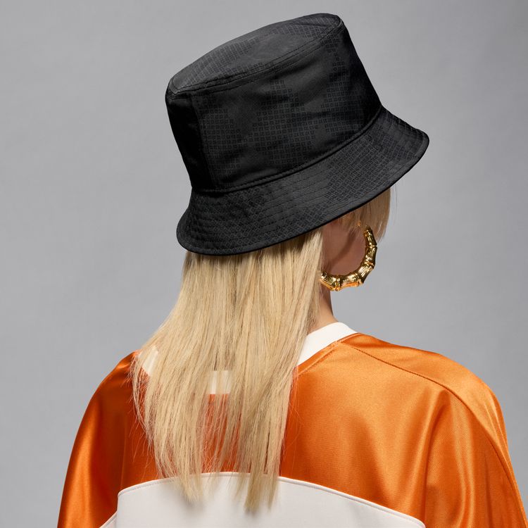 JORDAN BRAND FA25 JORDAN APEX PRINTED BUCKET HAT ブラック/ホワイト HJ2448-045