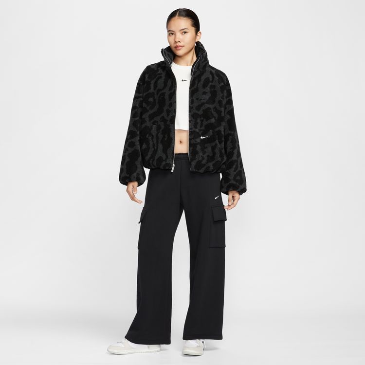 NIKE HO25 AS W NSW STREET SHERPA JKT ブラック/ブラック/セイル HV2071-010