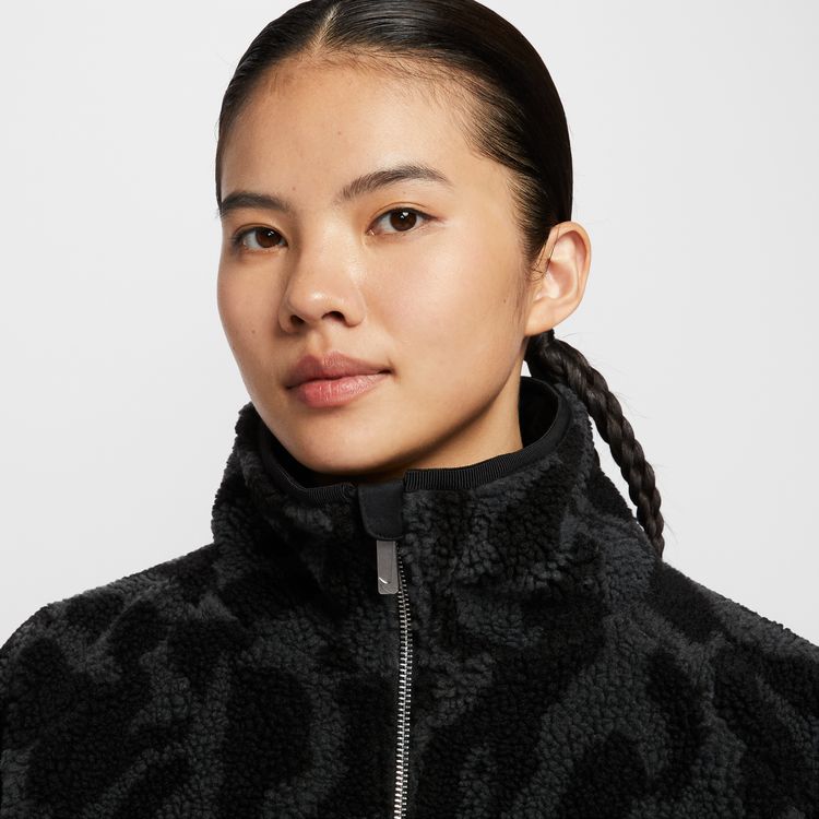 NIKE HO25 AS W NSW STREET SHERPA JKT ブラック/ブラック/セイル