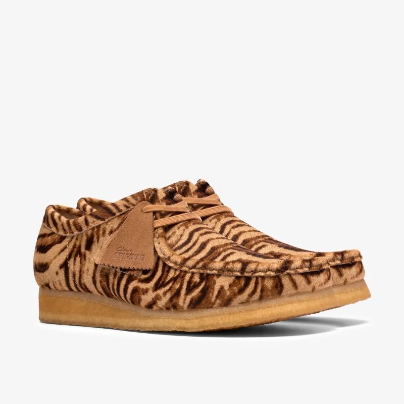 Clarks SS26 M Wallabee Tiger Print 26185658