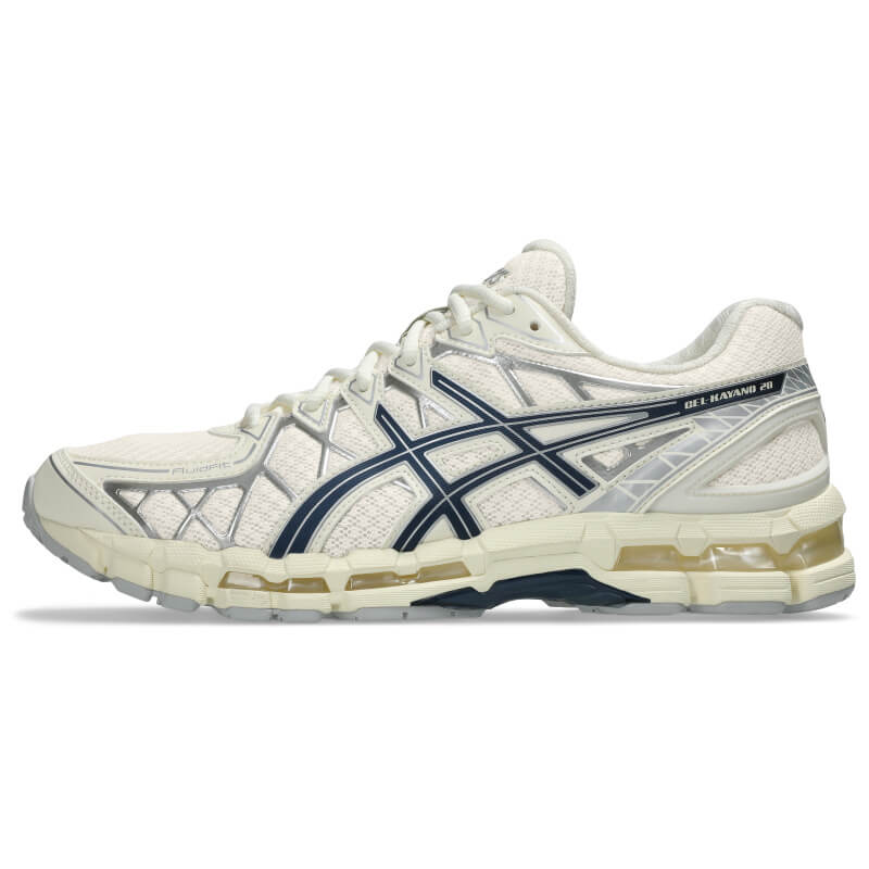 asics 26SS 3/12 GEL-KAYANO 20 CREAM/INDEPENDENCE BLUE 1203A388-104