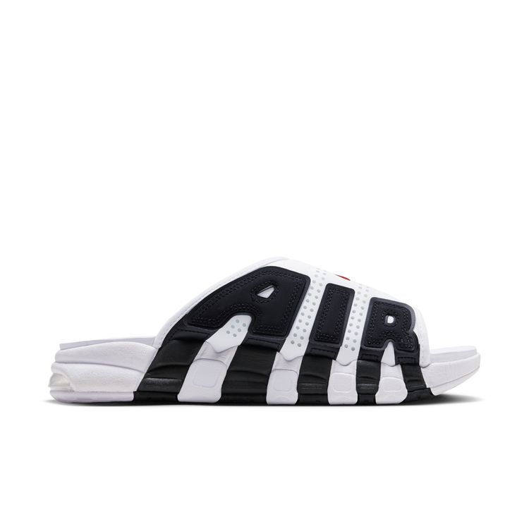 NIKE SU26 NIKE AIR MORE UPTEMPO SLIDE ホワイト/バーシティレッド-ブラック FB7818-100