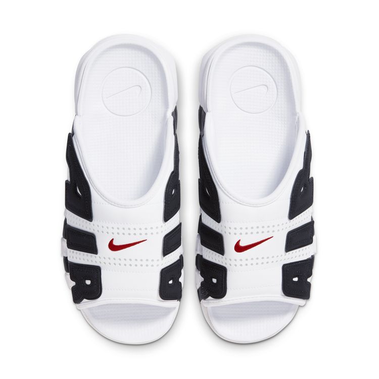 NIKE SU26 NIKE AIR MORE UPTEMPO SLIDE ホワイト/バーシティレッド-ブラック FB7818-100