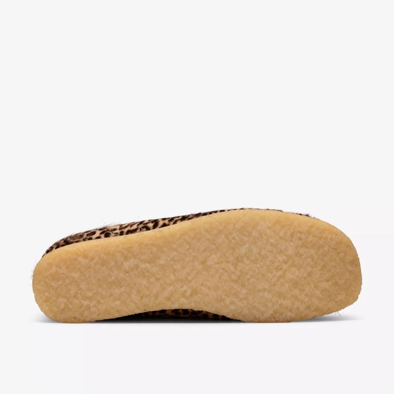 Clarks SS26 M Wallabee Boot Leopard Print 26186512