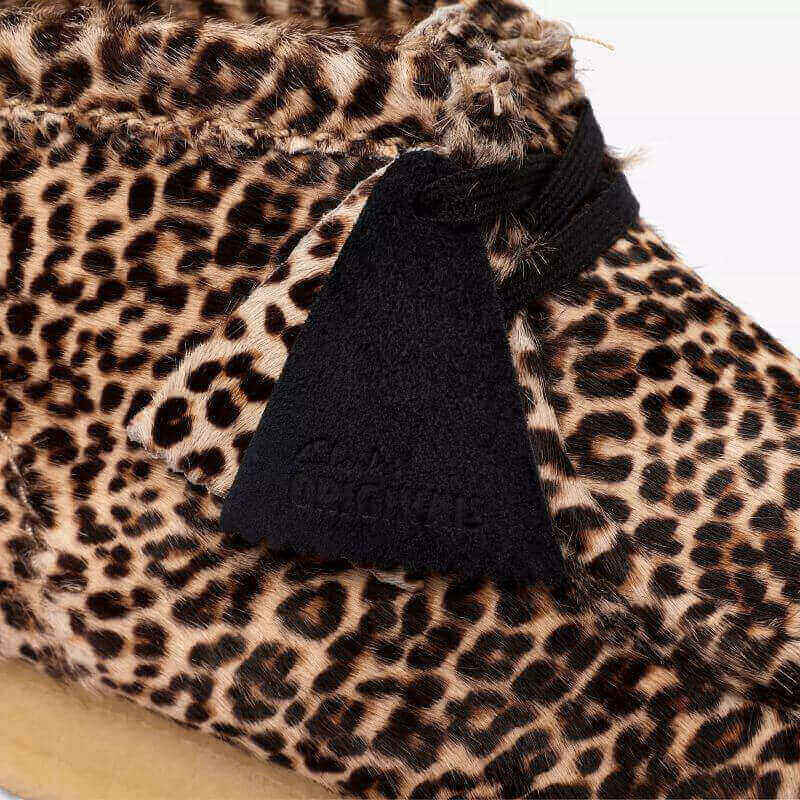 Clarks SS26 M Wallabee Boot Leopard Print 26186512