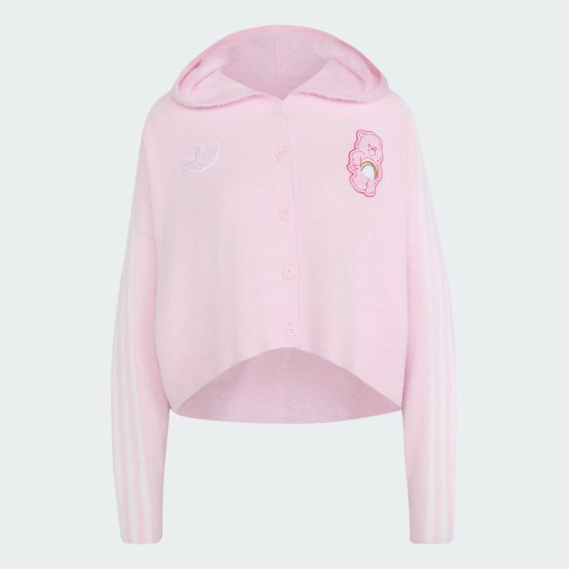 adidas 26Q3 7/15 adidas CARE BEARS CARDIGAN WITH A HOOD クリアピンク KR1482