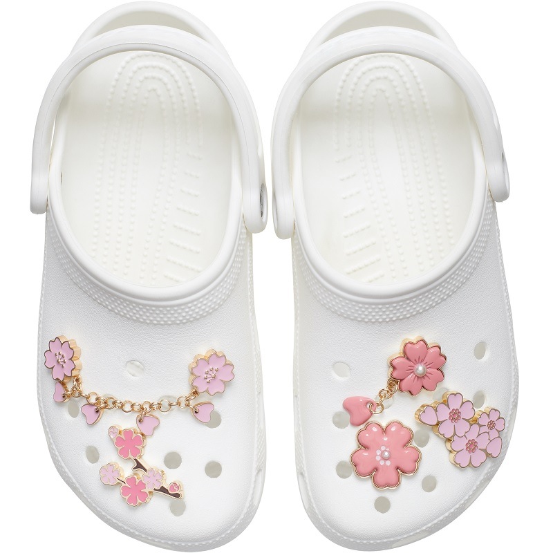 【ジビッツチャーム】【クロックス用アクセサリー】crocs C/O クロックス ジビッツチャーム ブルーミング チェリー ブロッサム 5 パック Jibbitz charms Blooming Cherry Blossom 5 pack 10012962