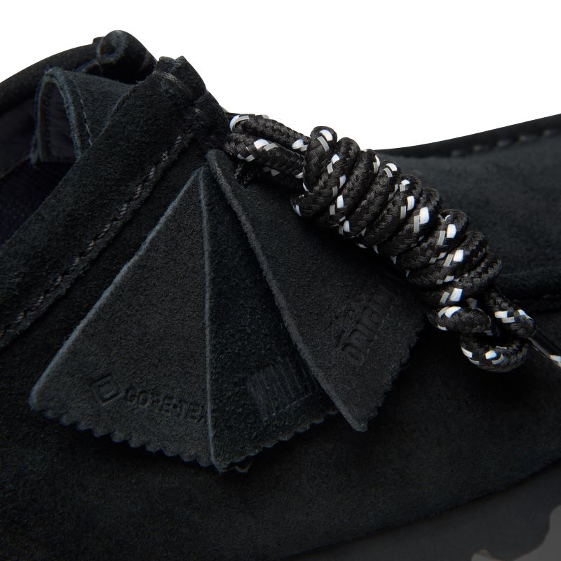 Clarks AW24 M Wallabee GTX 26179251 Black Suede 【M Wallabee