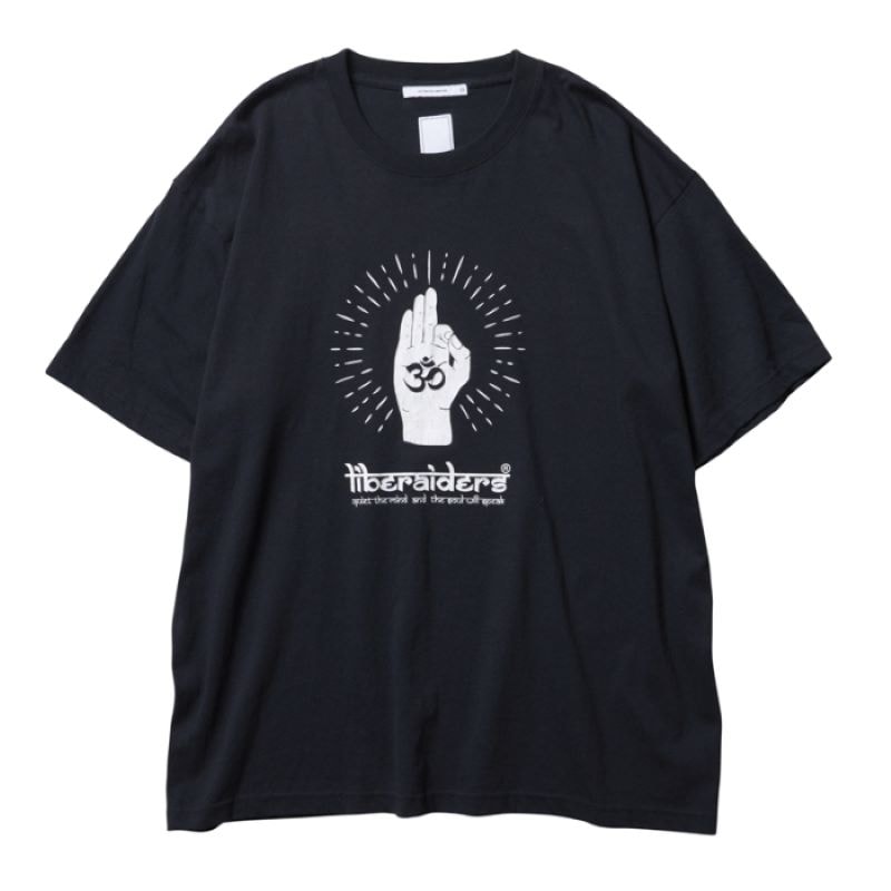 Liberaiders 25SS 5/9 MEDITATION TEE 716162501 716162501-BLK