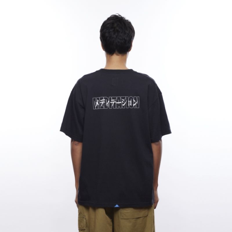 Liberaiders 25SS 5/9 MEDITATION TEE 716162501 716162501-BLK