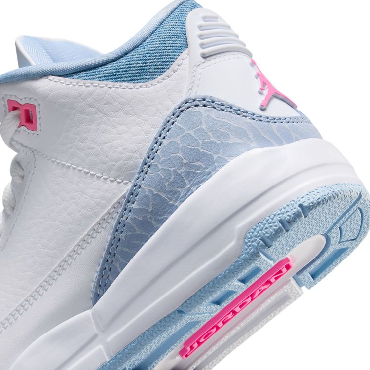 JORDAN BRAND FA25 7/1 JORDAN 3 RETRO PS ホワイト/ピンク