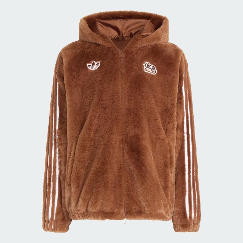 adidas 26Q3 adidas CARE BEAR FUR JKT プリラブドブラウン IA4553