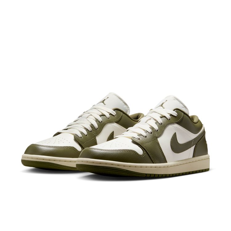 【セール30%OFF】JORDAN BRAND SU25 WMNS AIR JORDAN 1 LOW セイル/ミディアムオリーブ-ココナッツミルク DC0774-122