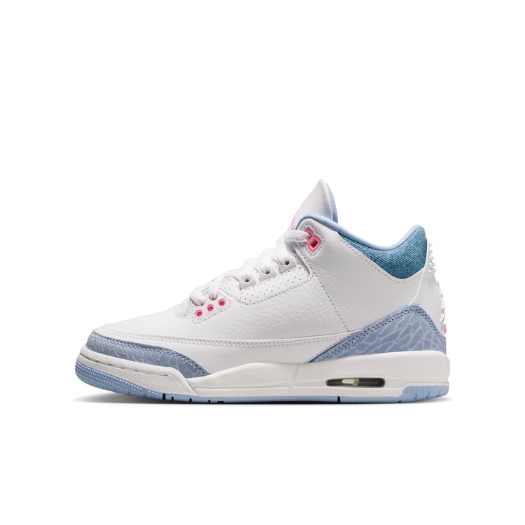 JORDAN BRAND FA25 7/1 AIR JORDAN 3 RETRO GS ホワイト/ピンクグロー-コバルトブリス HQ0784-101
