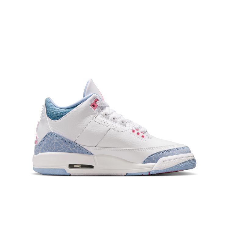 JORDAN BRAND FA25 7/1 AIR JORDAN 3 RETRO GS ホワイト/ピンクグロー-コバルトブリス HQ0784-101