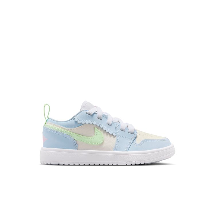 JORDAN BRAND SP26 JORDAN 1 LOW ALT SE PS ハーフブルー/ベイパーグリーン-セイル-ホワイト IB7117-403