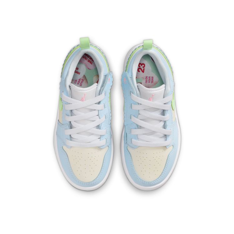 JORDAN BRAND SP26 JORDAN 1 LOW ALT SE PS ハーフブルー/ベイパーグリーン-セイル-ホワイト IB7117-403