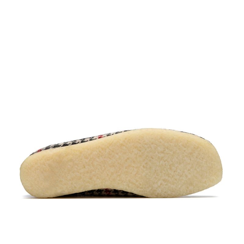 Clarks AW25 W Wallabee. Black Tweed Combi 26182802