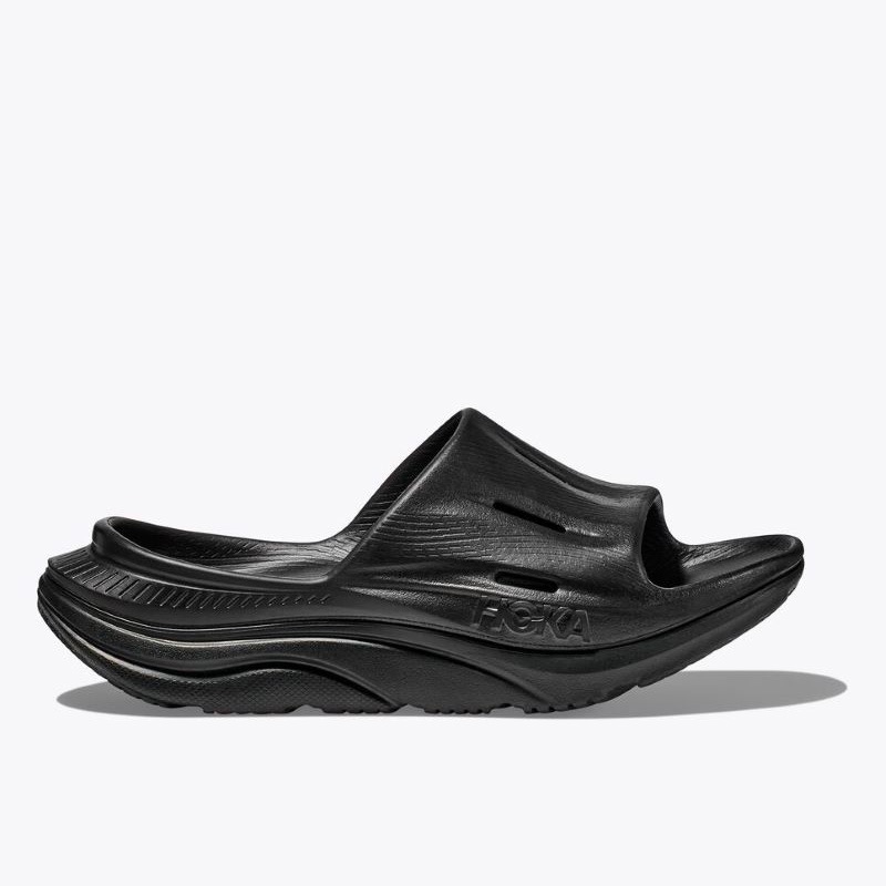 HOKA ONE ONE C/O U ORA RECOVERY SLIDE 3 1135061-BBLC Black/Black 【リカバリースライド】【ライフスタイル】