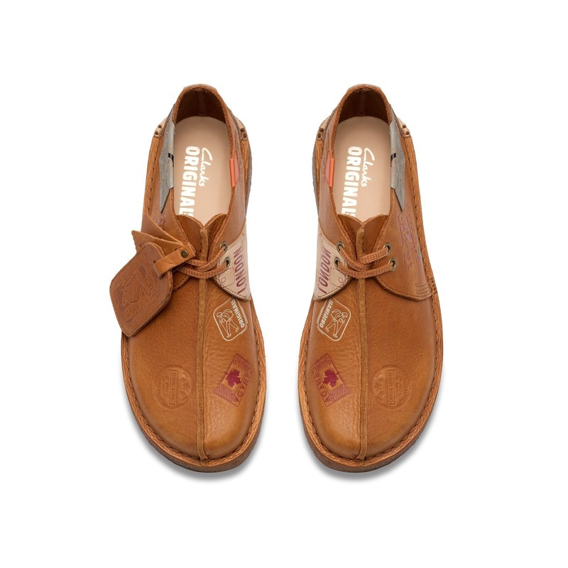 Clarks AW25 M Desert Travel Trek Tan Interest 26183897