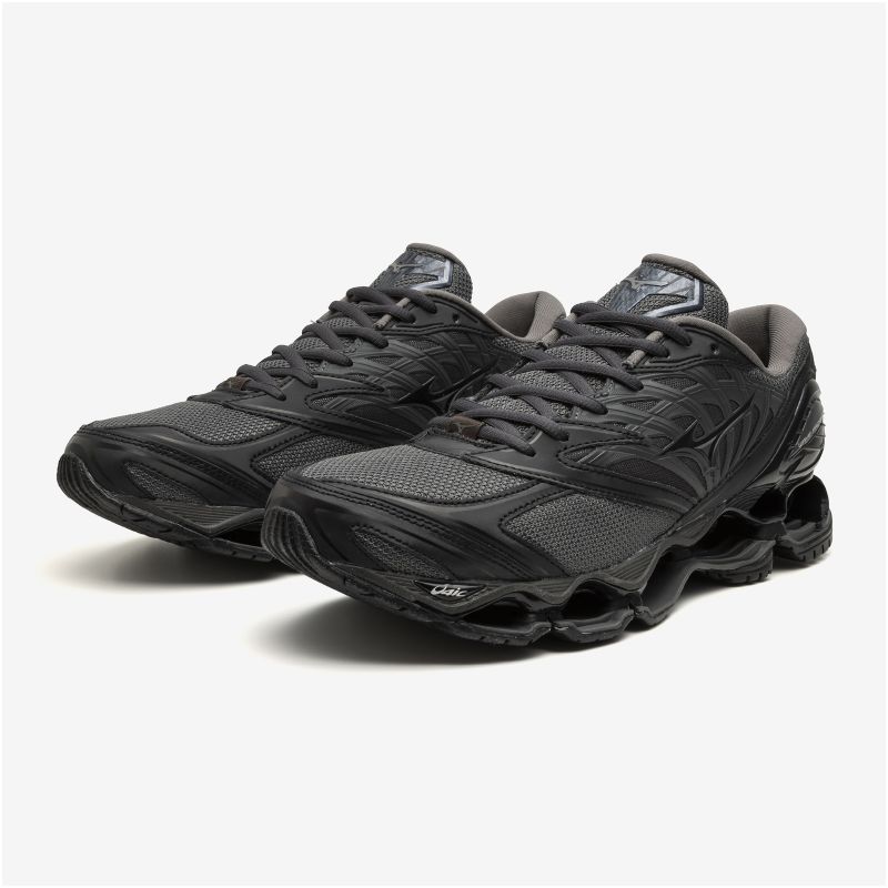MIZUNO 25AW 7/25 WAVE PROPHECY LS 05:グレー×ブラック