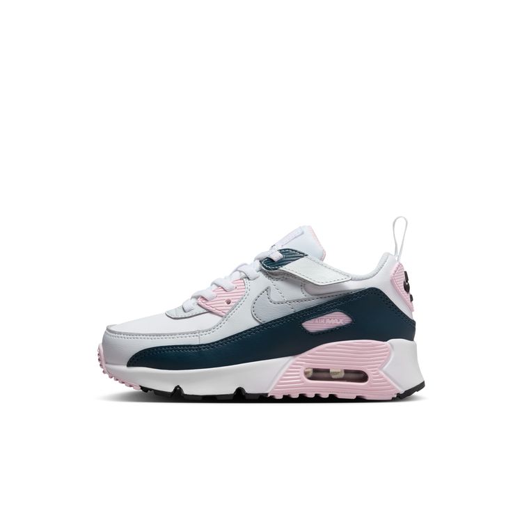 【セール30%OFF】NIKE FA24 NIKE AIR MAX 90 EASYON PS ホワイト/ウルフグレー-ピンクフォーム-アーモリーネイビー HF6357-104