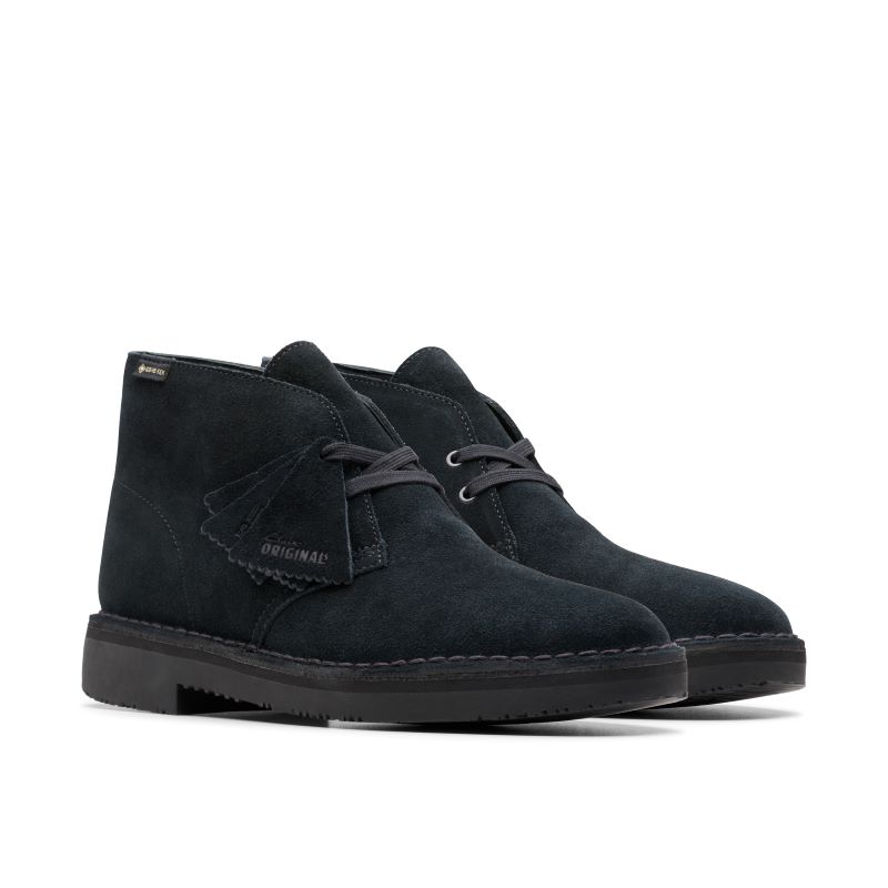 Clarks AW24 M Desert BT GTX 26177857 Black Suede 【M デザートブーツゴアテックス】【GORE-TEX】【防水】