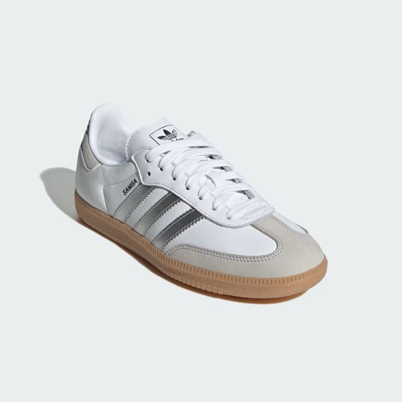 adidas Samba OG 24cm ホワイト/グレー スニーカー 10%OFF クーポン発行中！！】adidas SAMBA OG W アディダス