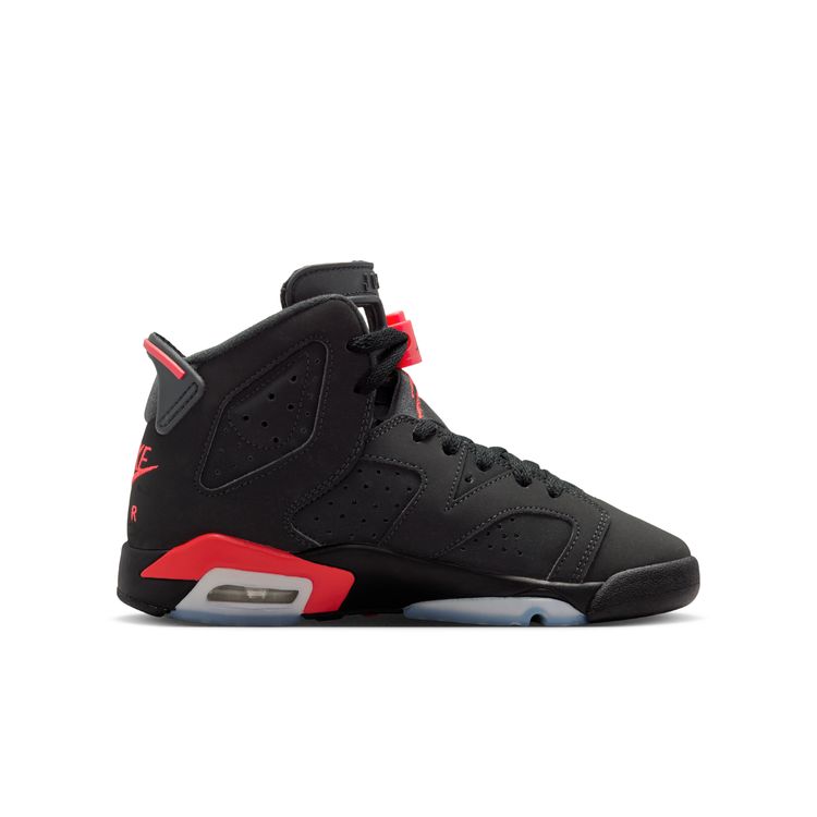 JORDAN BRAND SP26 2/14 AIR JORDAN 6 RETRO GS ブラック/ライトクリムゾン IQ1275-001