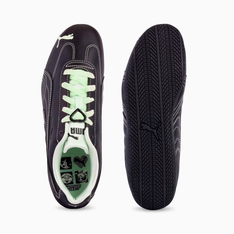 PUMA 26SU 4/1 SPEEDCAT POWERPUFFGIRLS PUMA BLACK-PUMA SILVER-GREEN 408101-01